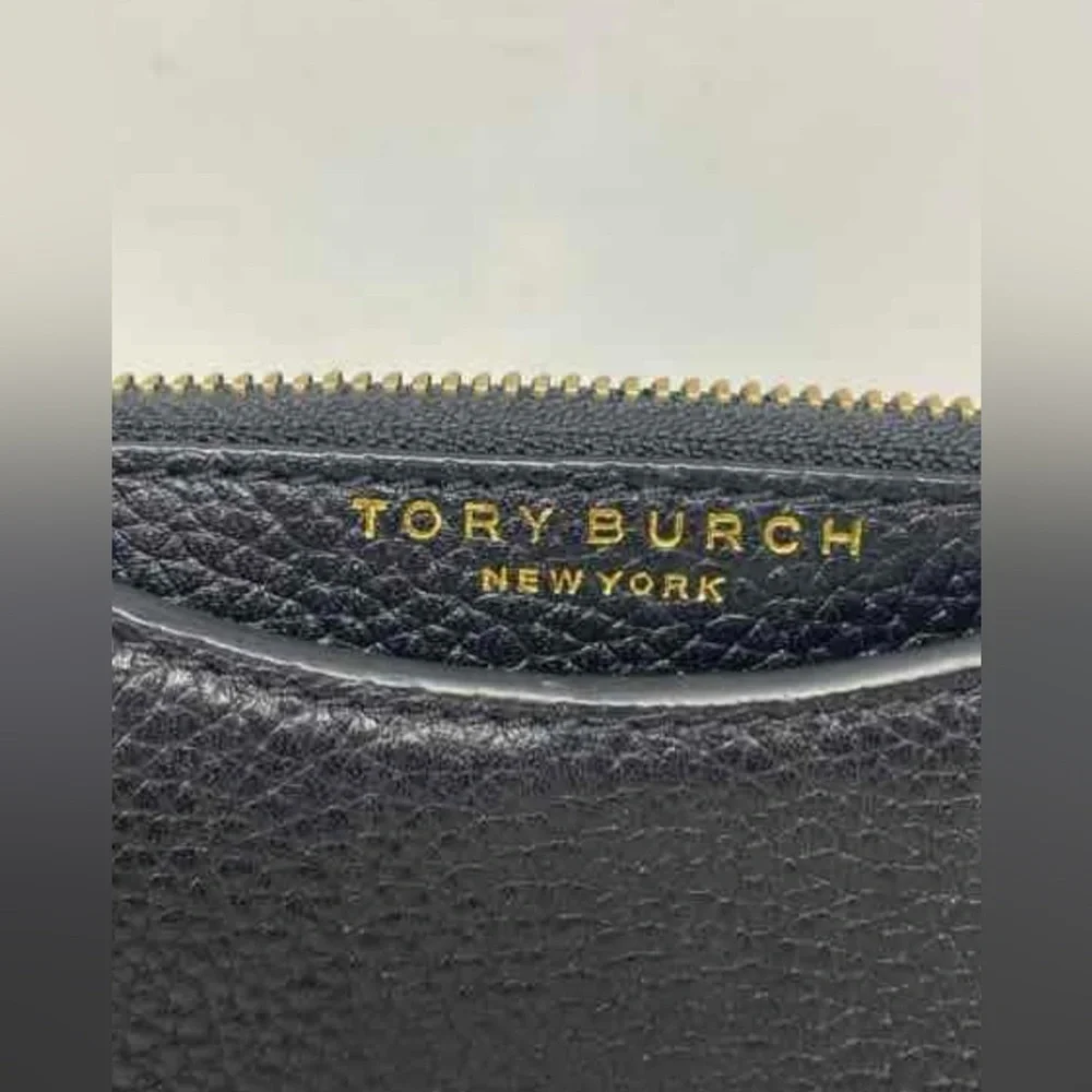 Tory Burch Black Crossbody Bag with Gold Logo - Picture 6 of 14